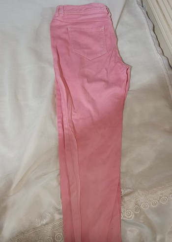 Pembe Kadın kot Pantolon - Görsel 2