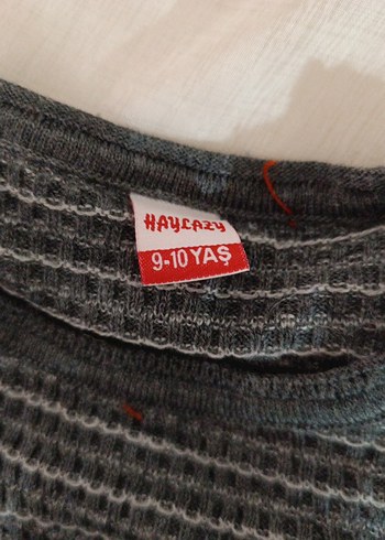 Gri Kısa Kollu Erkek Çocuk Triko Kazak - Görsel 3