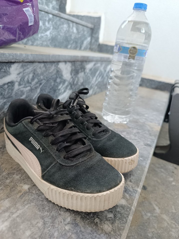 Puma Kadın Siyah-Pembe Spor Ayakkabı - Görsel 5