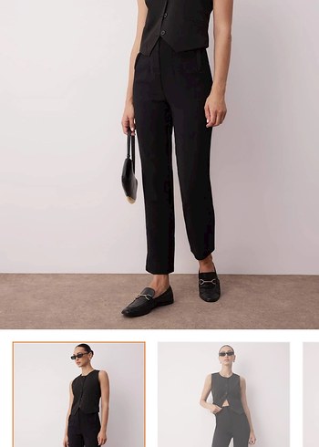 Cigarette Kalıp Pensli Yüksek Bel - Görsel 2