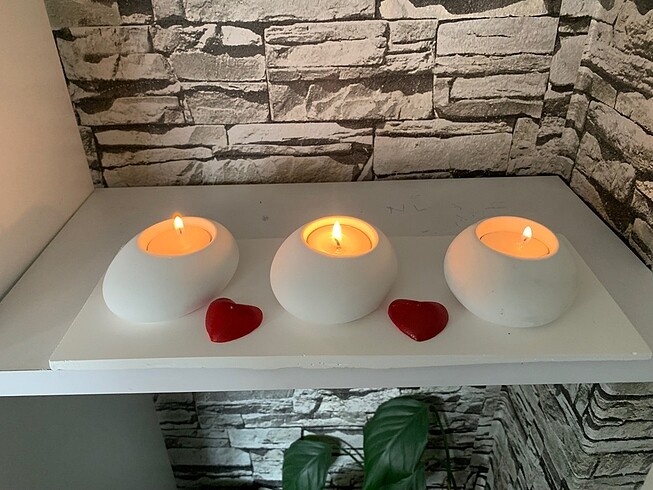  Beden 6 parça mum set