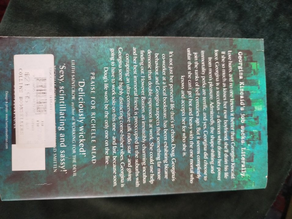 Richelle Mead - Succubus Nights Romanı ingilizce - Görsel 2