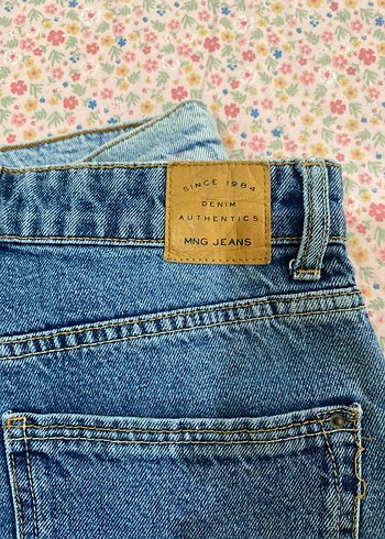 MNG Jeans Düğmeli Bohem Mavi Kadın Jean