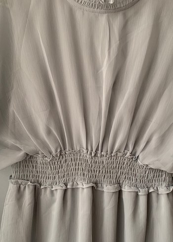 Gri elbise - Görsel 2