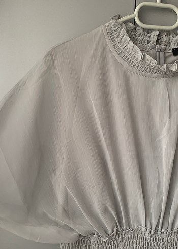 Gri elbise - Görsel 3