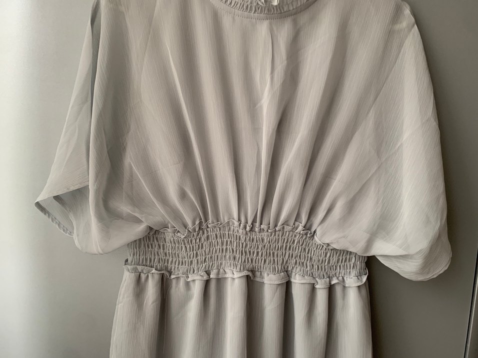 Gri elbise - Görsel 2