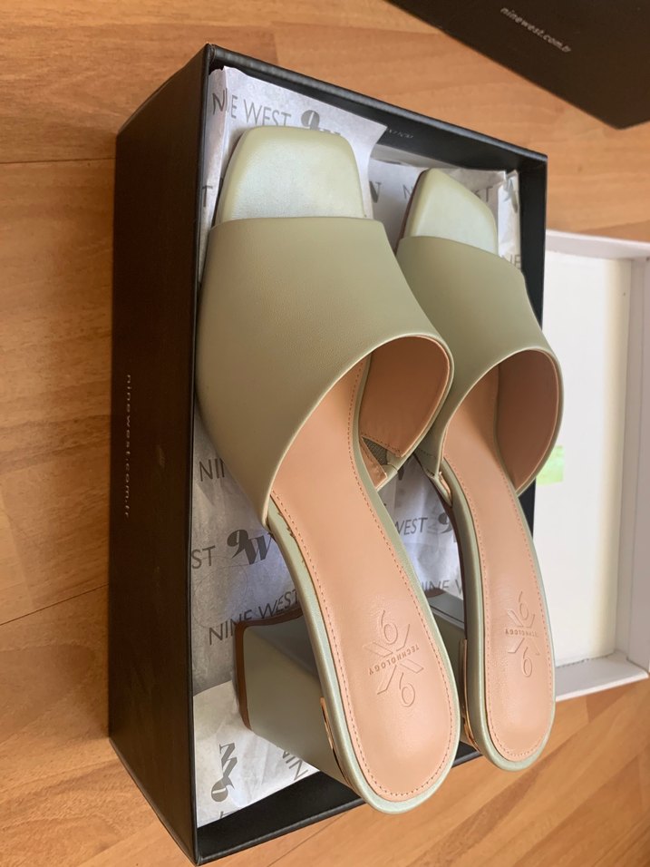 NINEWEST Kadın mint yeşili Topuklu Terlik - Görsel 2