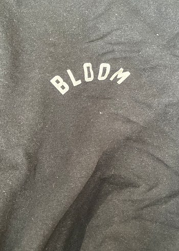 m Beden ambar Siyah Baskılı Oversize Sweatshirt