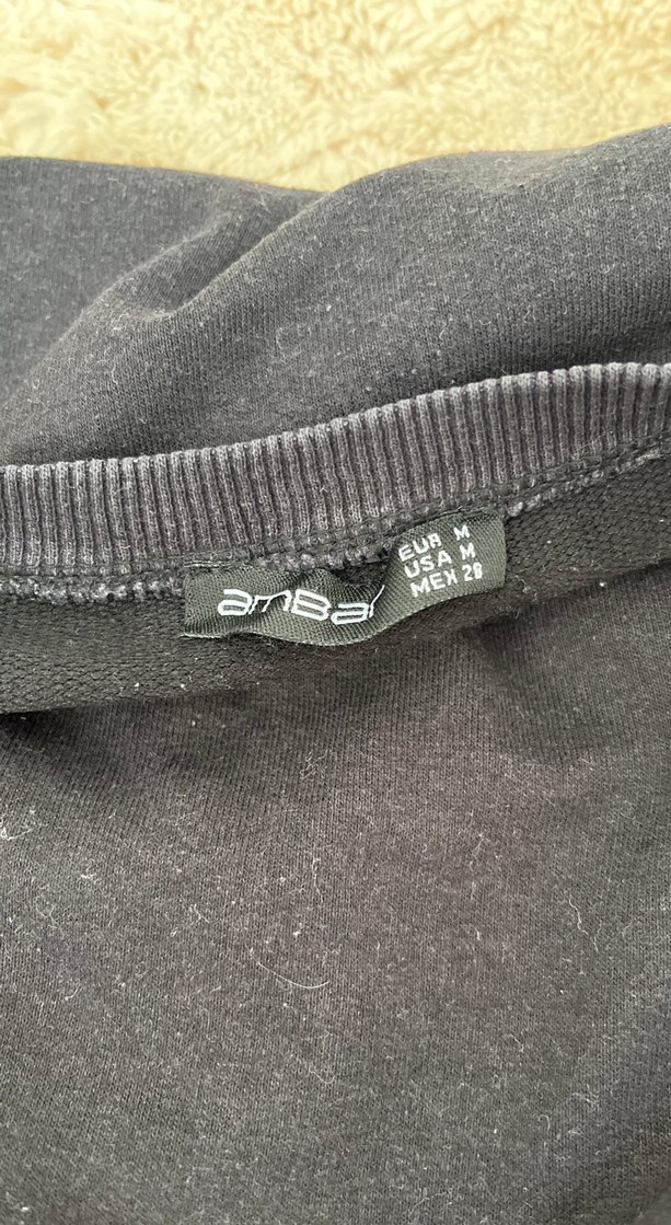 ambar Siyah Baskılı Oversize Sweatshirt - Görsel 4