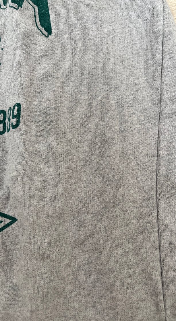 Gri Baskılı Kadın Sweatshirt - Görsel 3