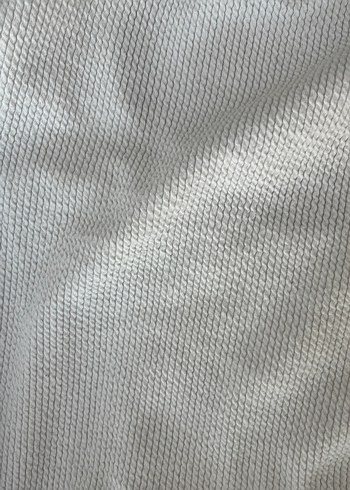 AMBAR Beyaz, Uzun Kollu, Kemer Detaylı Crop Top - Görsel 4