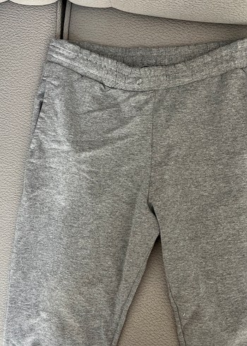 AMBAR Gri Rahat Kesim Kadın Eşofman Altı - Görsel 2