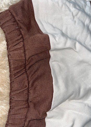 ambar Düğmeli Kahverengi Midi crop - Görsel 4