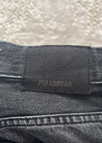 yüksek bel straight fit siyah jean - Görsel 12