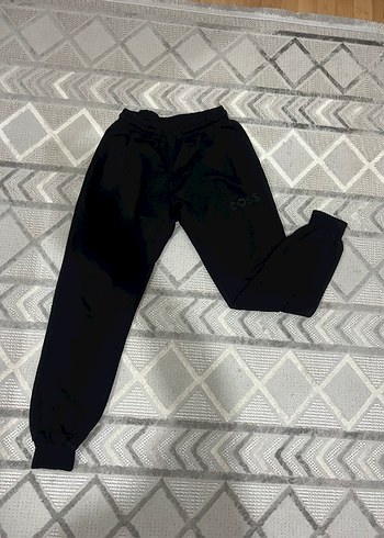 Erkek Siyah Rahat Kesim Eşofman Altı - Görsel 3