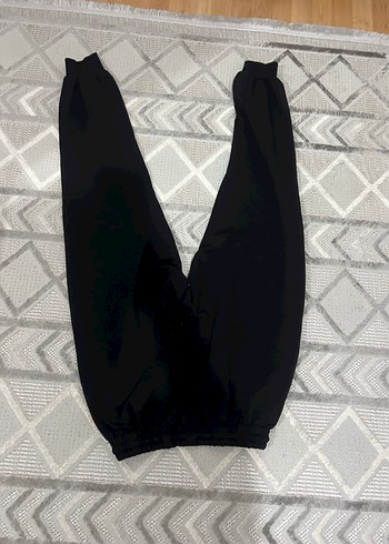 Erkek Siyah Rahat Kesim Eşofman Altı - Görsel 2