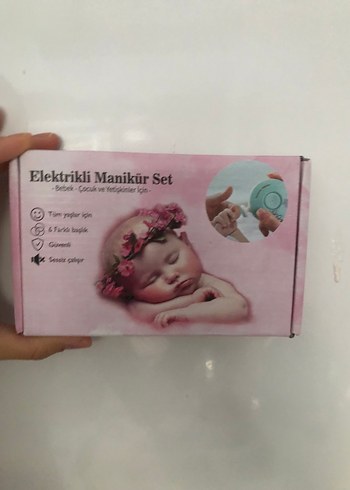 Elektrikli Bebek Manikür Seti