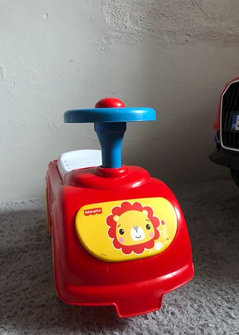 Kırmızı Renkli Bebek Oyuncak Arabası