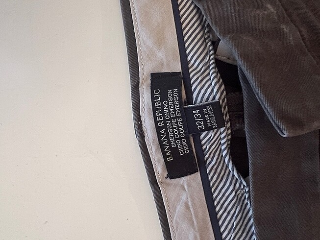 32 Beden Erkek kanvas pantalon