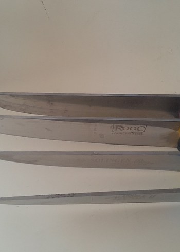 Renkli saplı 4 adet kasap bıçak. Tanesi 200TL - Görsel 4