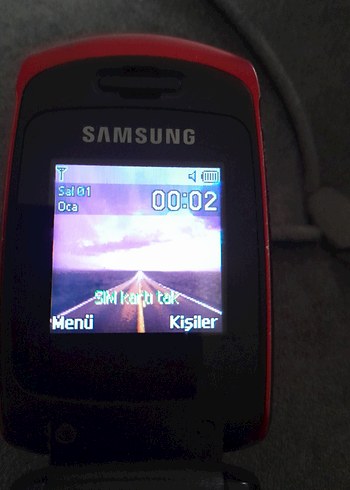 Kırmızı Samsung Kapaklı Telefon - Görsel 9