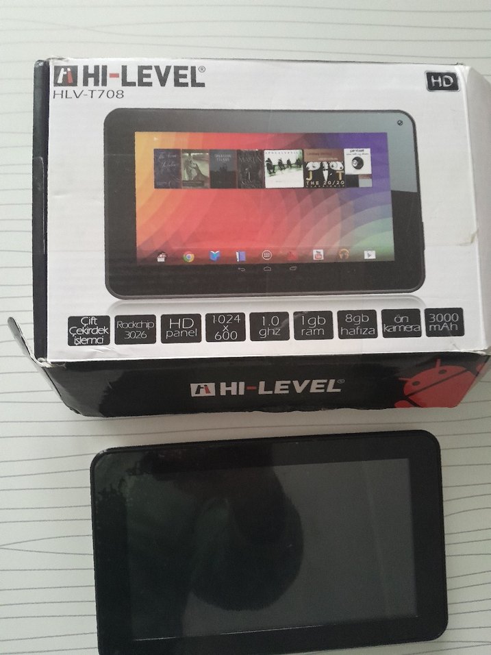 Beyaz AHI-LEVEL Tablet 7" HD Ekran - Görsel 3
