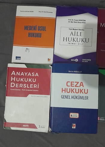 Hukuk Ders Kitapları Seti - Görsel 2