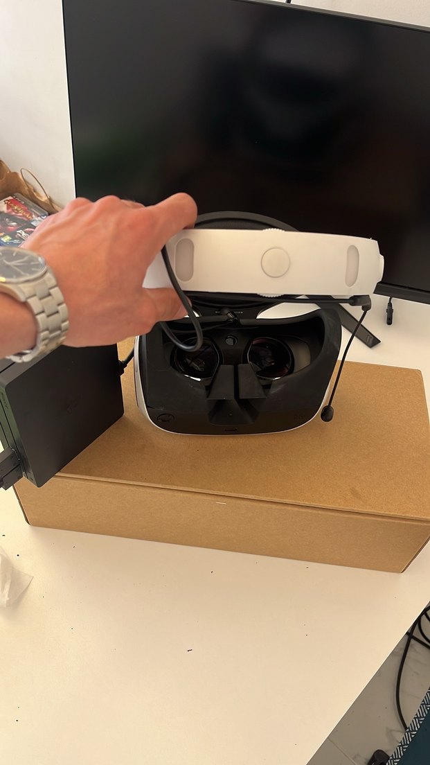 Beyaz VR Gözlük Kulaklık Seti PS4 - Görsel 2