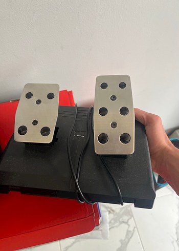 Rampage V900-S Kırmızı Oyun Direksiyonu Seti - Görsel 2