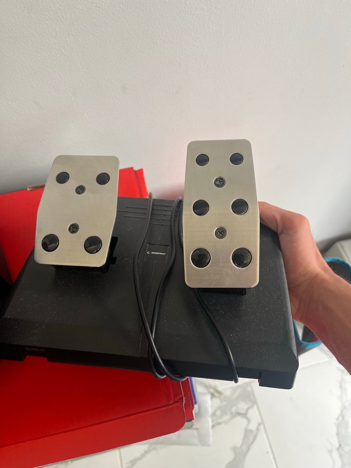 Rampage V900-S Kırmızı Oyun Direksiyonu Seti - Görsel 2