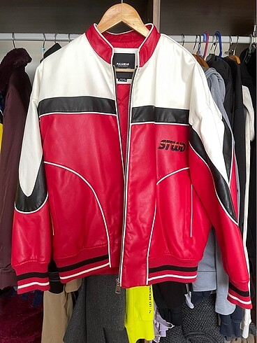 Pull&Bear deri oversize ceket