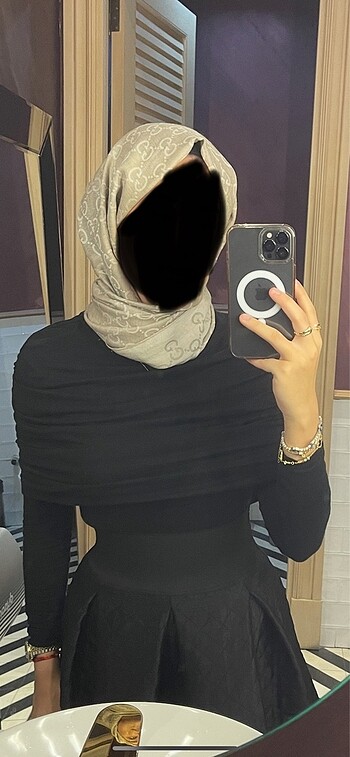 Gucci yün ipek şal