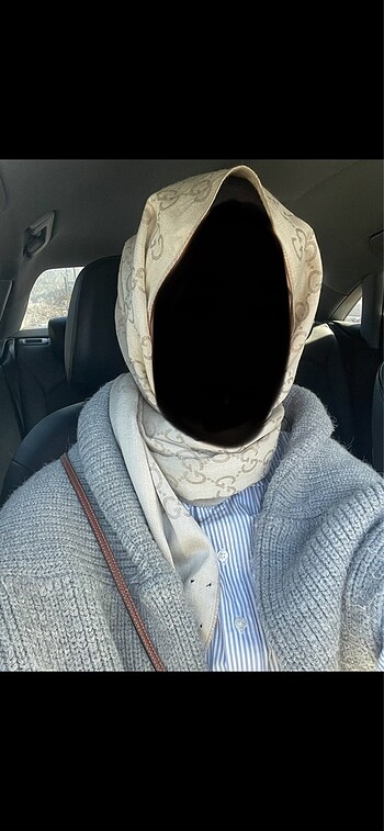 Beden camel Renk Gucci yün ipek şal