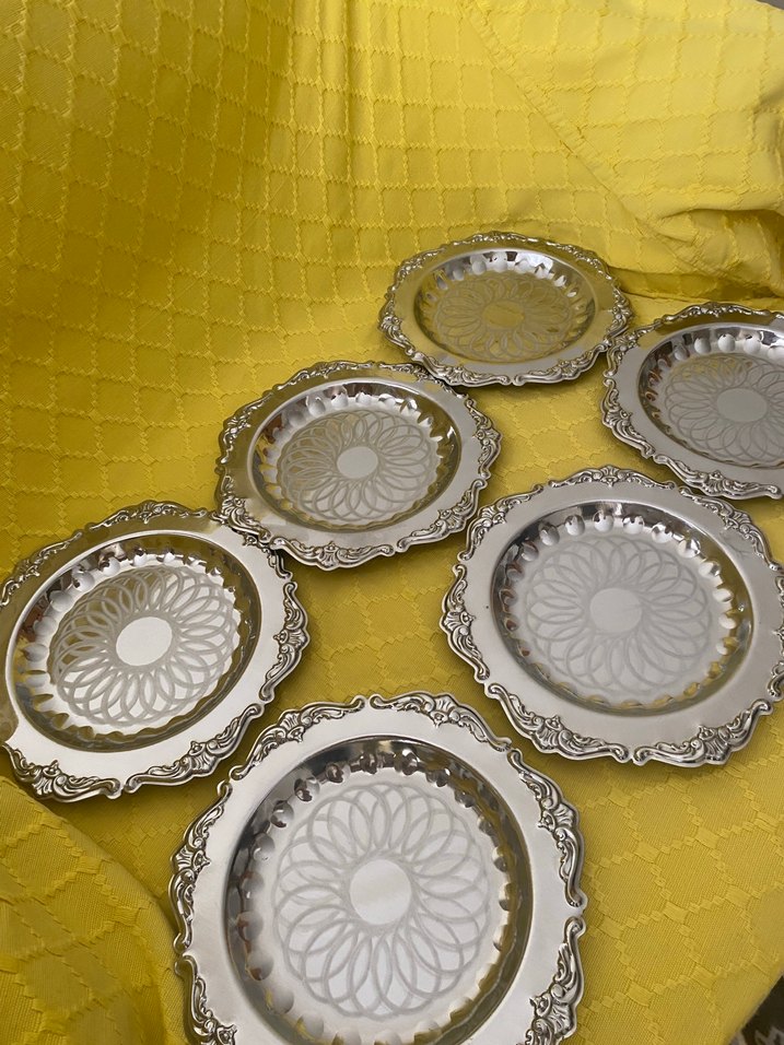 Altı Parlak Altın Renkli Dekoratif Tabak - Görsel 2