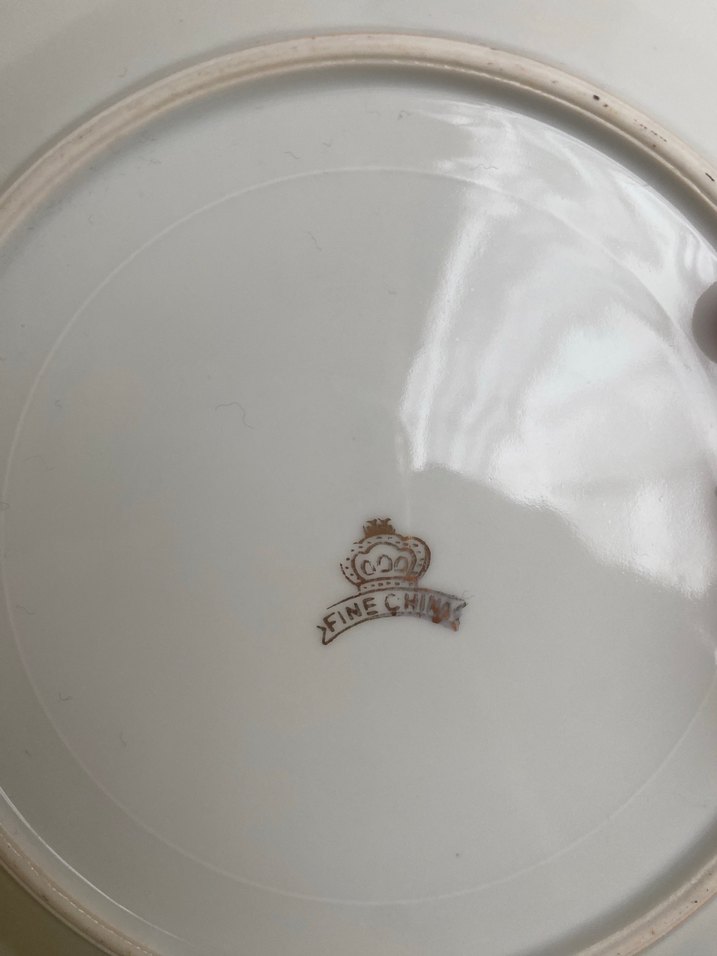 Pastel Yeşil Desenli Porselen Tabak Seti - Görsel 4