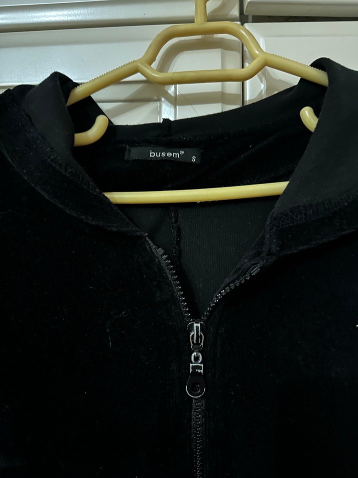 Siyah Fermuarlı Kadın Elbise - Görsel 3