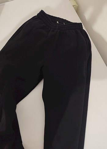 Siyah Kadın Rahat Kesim Eşofman Altı - Görsel 2