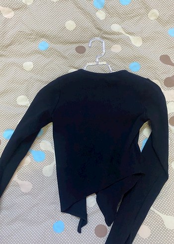 Siyah Uzun Kollu Fitted Kadın Kazak - Görsel 2