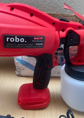Kırmızı Robo Boya Tabancası Model P1