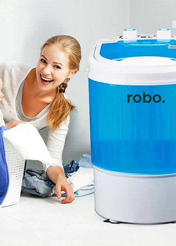 Diğer robo Taşınabilir 22 Litre 6 Kg Yıkama Kapasiteli Çamaşır makinas
