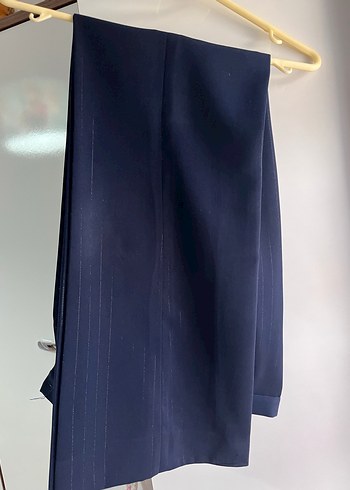 38 Beden Lacivert Uzun Kollu Kadın Blazer Ceket pantolon takım