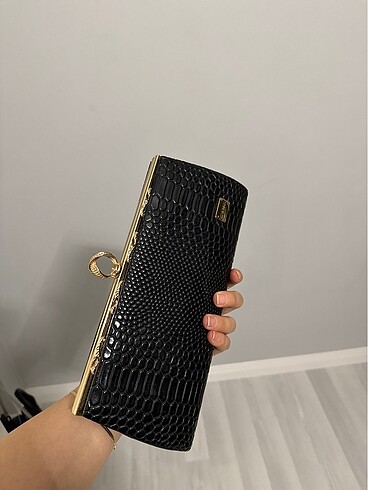 Silver Polo orijinal akşam çantası