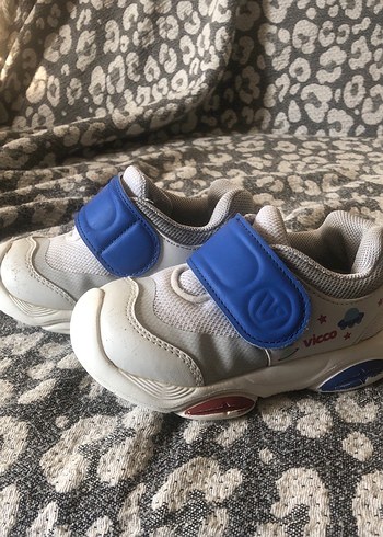 Vicco  Cırtlı Beyaz Erkek Çocuk Spor Ayakkabı - Görsel 6