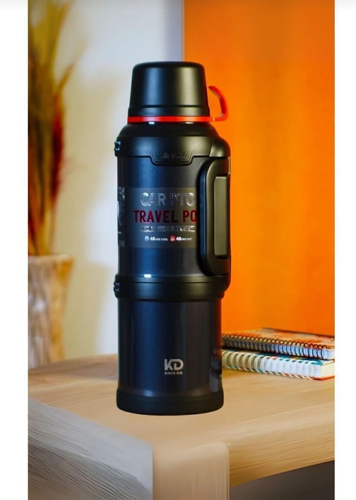 Dağcı Termosu 304 Paslanmaz Çelik 48 saat soğuk sıcak koruma - Görsel 4