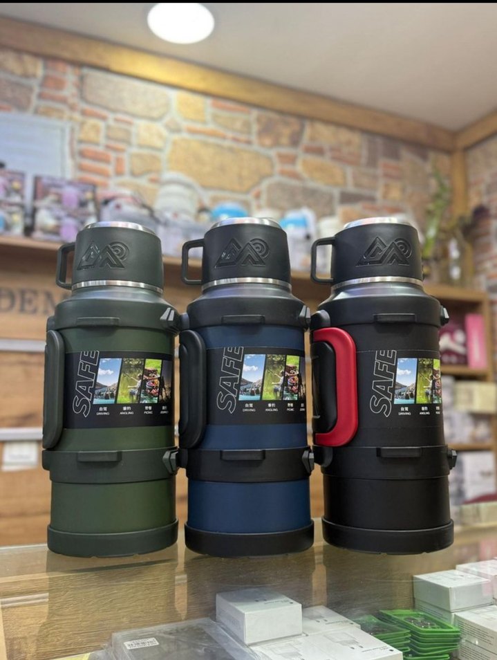 316 Paslanmaz Çelik Safe 3.2LT Termos 48 saat soğuk,sıcak koruma - Görsel 3