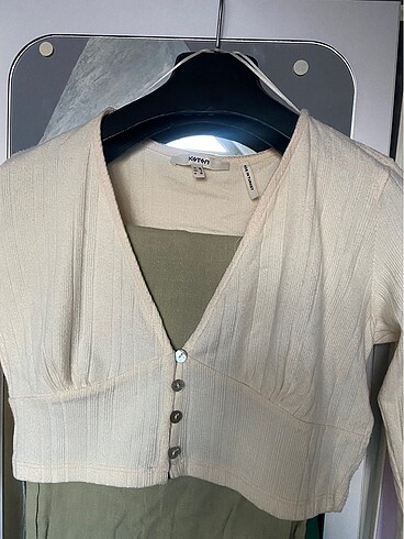 Crop hırka