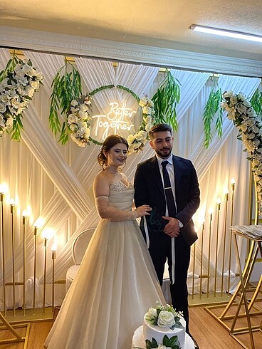 s Beden beyaz Renk Elsa Nişan elbisesi