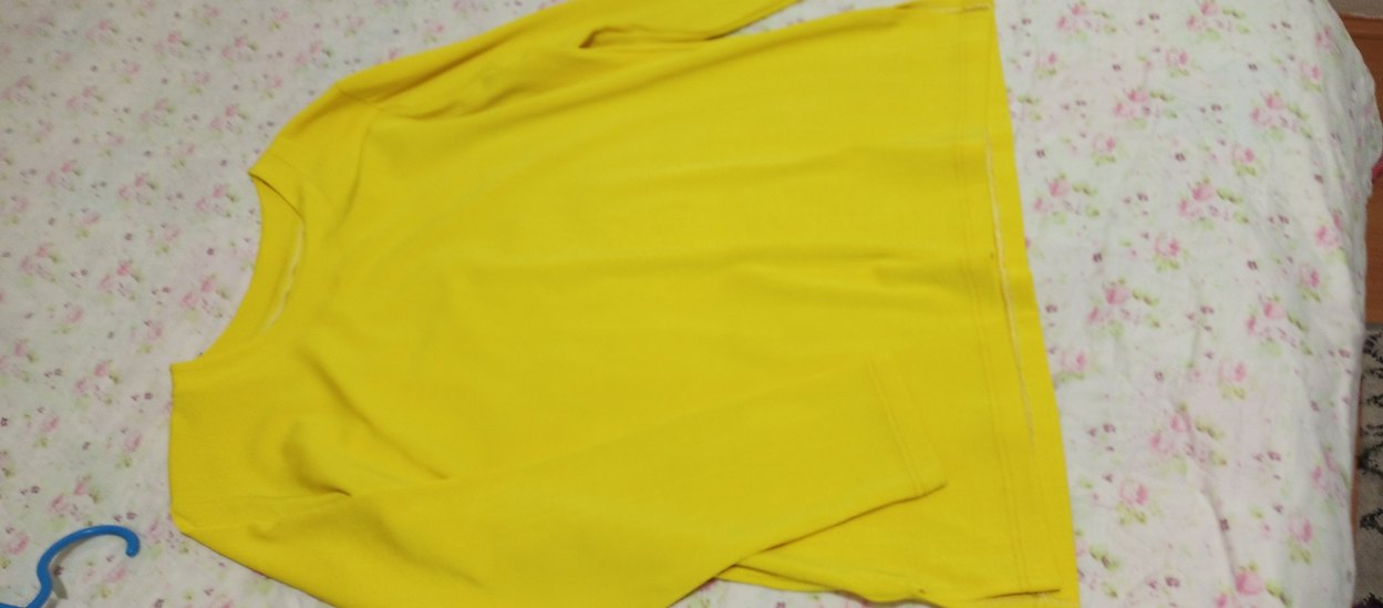 sarı renk kadın bluz - Görsel 2