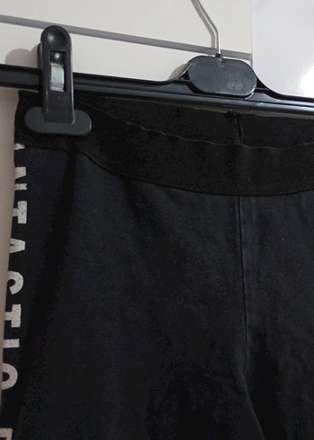 Siyah Elastik Bel Kadın Denim Tayt - Görsel 2