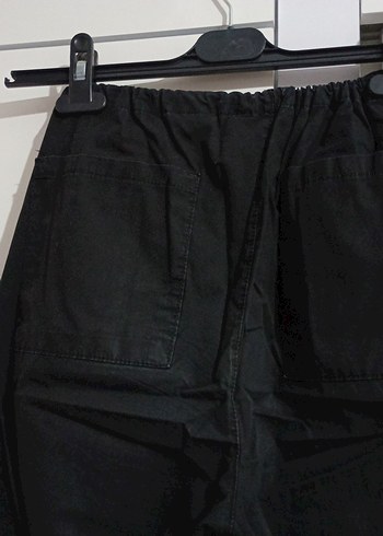 Siyah Kadın Paraşüt Pantolon - Görsel 6